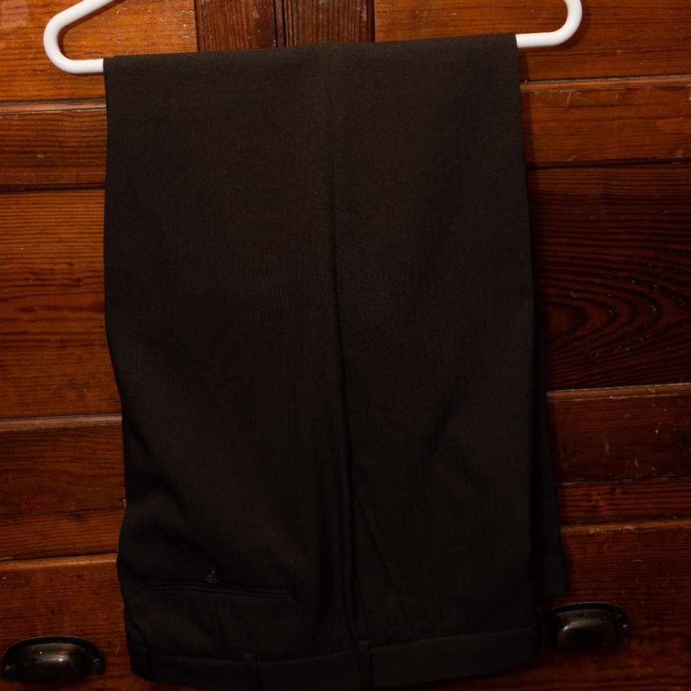 Perry Ellis men's brown dress pants 38/32 like new